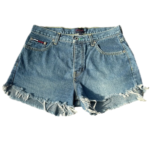 Tommy Jeans 11.5” High- Rise Boyfriend Fit Size 9Jr Cutoff Shorts